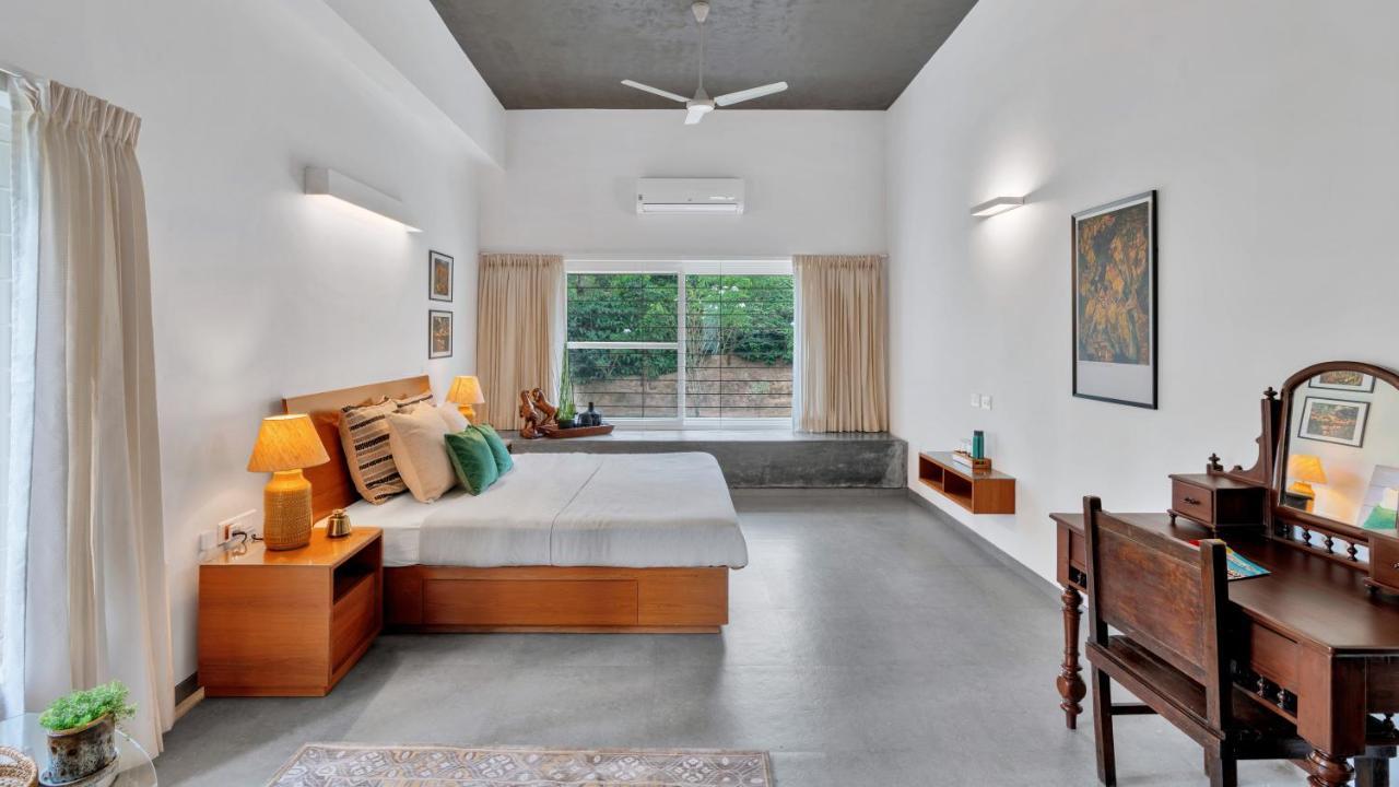 Saffronstays Cafella- A 3-Bdr Elliptical-Roof Villa In Chikmagalur Mudigere Luaran gambar