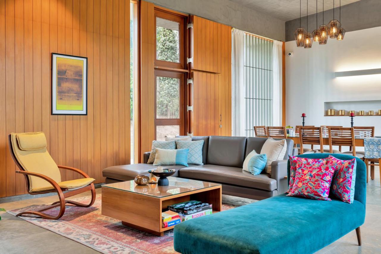 Saffronstays Cafella- A 3-Bdr Elliptical-Roof Villa In Chikmagalur Mudigere Luaran gambar
